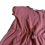 Bohme 100% Cotton Organic Short Sleeve T-Shirt Dress Stretch Waist Size Small Photo 3