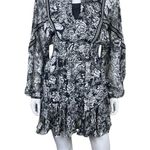 Topshop ASOS Monochrome Floral Print Dress Photo 2