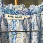 Roller Rabbit  Paradise Temmy Floral Elephant Printed Nightgown Dress Blue XS Photo 9