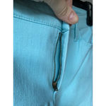 Talbots  Aqua Jegging Crop Pants Sz 2P Straight Fit Preppy Academia Brunch 90s Photo 6