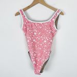 LainSnow x Tiare Hawaii Ocean Isle One Piece Swimsuit in Coral Star Print Pink Photo 2