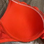 Victoria's Secret Victoria’s Secret Body By Victoria‎ Rhinestone Red Lace Push Up Bra Size 34D Photo 4