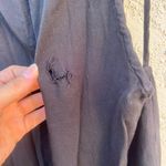 MD black cotton criss cross square jumpsuit Size M Photo 3