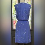 Old Navy Periwinkle Sleeveless Split V-Neck Dress Photo 4