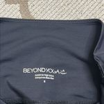 Beyond Yoga  Black High Waist Midi Leggings Shine Applique Detail, size small Photo 8