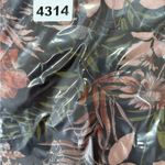 Natural Life  Easy V-Neck Top -‎ Brown Orange Hibiscus size large Photo 5