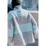 Anthropologie Daily Practice By Oversized Striped Sweater Mint Size Large Photo 2