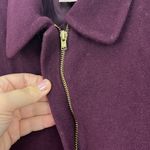 Casual Corner Size 6 Wool Purple Zip Up Jacket with Pockets Photo 10