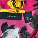 Halogen Hot Pink Rose Pop Art Sleeveless Dress Photo 3