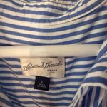 A New Day blue striped gathered waist midi shirt dress large Photo 2