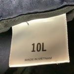 EXPRESS Size 10L Curvy Boot Mid Rise Dark Blue Dress Pants. Preloved Photo 4