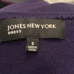 Jones New York Jones NY Purple Swing Sweater Dress S Rockabilly Classic Corporate Siren Preppy Photo 11