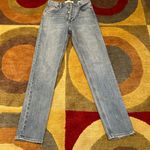 Aritzia Denim Forum The Yoko High Rise Slim Leg Jeans Blue Size 25 Waist Photo 0