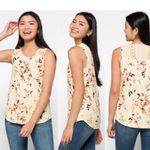 Daniel Rainn New Crochet Swiss Dot Printed Knit Tank Top Waicy Oat Size XXL Photo 13