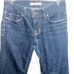 J Brand Love Story Dark Wash Cotton Blend MidRise Bootcut Jeans Photo 1