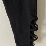 Alphalete Black Criss-Cross Leggings Photo 4