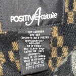 Women's Positive Attitude Cropped Sweater SW Pattern Size 12 Great Condition Gold Photo 2
