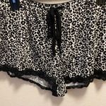 Rene Rofe Leopard Sleep Tank & Sleep Short With Lace Trim Size XL New W/O Tag Black Photo 7