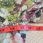 BCBGeneration  Floral off shoulder Puff sleeves white & pink mini dress size 6 Photo 9