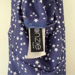 Onzie Star Print Athletic Leggings Blue White Ankle Athleisure Workout Active S Photo 4
