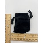 Small Black Velvet Drawstring Pouch For Jewelry Dice & Trinkets A564 Photo 3