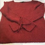 Love Tree  Rich Red Crew Neck Sweater Photo 9