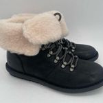 BORN Blaine Boots Size 7 Waterproof Shearling Lace Up Leather Winter Dry NEW Black Photo 10