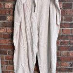Bar III NWT Bar lll womens suit separates linen blend cropped pants flax 20W Photo 0