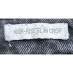 True Craft Distressed Hem Jeans Ripped‎ Knee Black Wash Denim Size 26 Photo 3