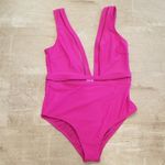 Ted Baker 💕💕 Deep V Plunge One-Piece Swimsuit ~ Fuscia US 8 NWT Photo 6