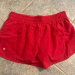 Lululemon Women’s Red Athletic Shorts  Photo 1