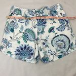 Loft Paisley Floral Print The Front Shorts Women's size 00 Photo 3