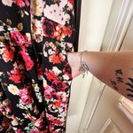 Torrid -Plus Size - Woman’s Size 4X Mini Scuba Illusion Neck Dress Black Floral Photo 23