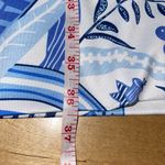 Gretchen Scott  Womens Floral V-Neck 3/4 Sleeve Shift Dress Blue White Small‎ Photo 8