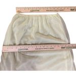 Vassarette Vintage Hollywood Half Slip Womans S Med Used Chartreuse Yellow/Green Photo 8