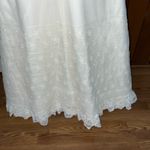 Gorgeous Preserved Vintage 1970s Heavy Embroidered Wedding Gown! White Size 8 Photo 3