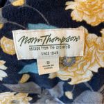 Norm Thompson Vintage Corduroy snap button down shirt jacket floral print Yellow Photo 7
