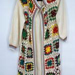 Grandma square Knit Colorful Crochet Open Photo 3