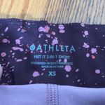 Athleta Hit It 2-In-1 Short Athletic Activewear running XS Warm Splatter Purple Photo 4