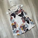 Stateside Floral Tank Top supima cotton White (medium) boho chic abstract asian Photo 0