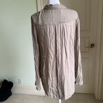 Cloth & Stone Button Down Shirt Tan Size Small Photo 3