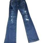 L&B Lucky & Blessed Blue Distressed Women’s Jeans Size  12 Photo 0