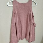 American Eagle Outfitters Cold Shoulder Dusty Pink Fall Sweater Size Small Photo 4