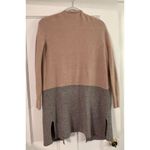 Madewell Kent Colorblock Cardigan in Pinkish Tan and Gray Photo 6