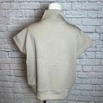 Zenana Outfitters Women's S/M Ash Mocha Half Zip Short Sleeve Pullover Cleanfit Neutralcore Photo 2