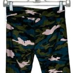 Calvin Klein  Pants‎ Women Small Green Pink Camo Crop Performance Gym Athleisure Photo 2