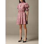 Philosophy di Lorenzo Serafini Puff Shoulder Dress in Red 2 Womens Floral Photo 15