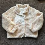 Altar'd State Altar’d State Rainbow Confetti Sherpa Button Up Wubby Jacket Size L Photo 4