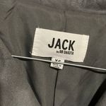 Jack by BB Dakota Gray Suede Fitted Motorcycle Jacket Coat Photo 1