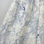 $550 NWOT SEE BY CHLOÉ Floral Printed Dress White Light Blue Size 38 Silk blend Photo 14